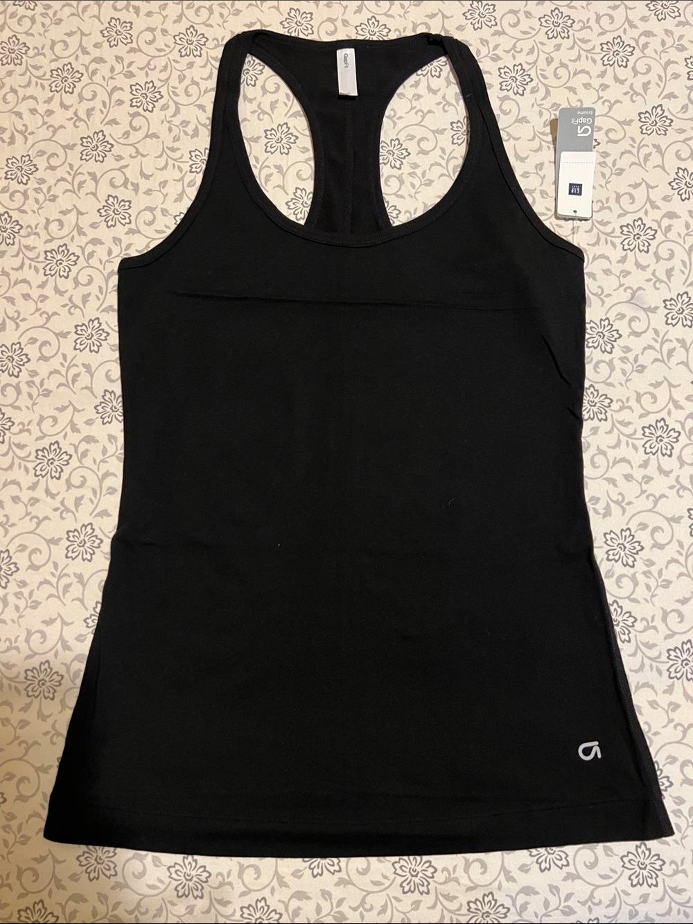 GAP Black Racerback Tank Top